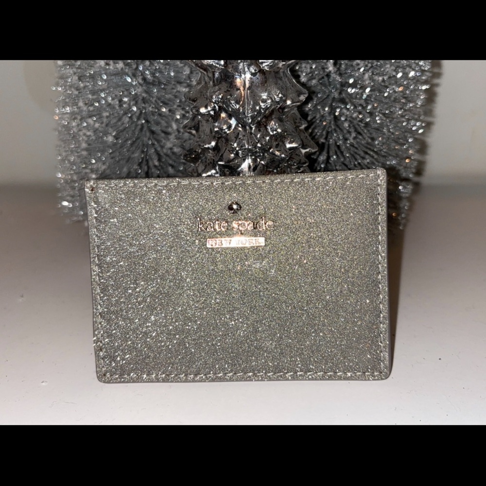 Kate Spade Glitter Card Holder